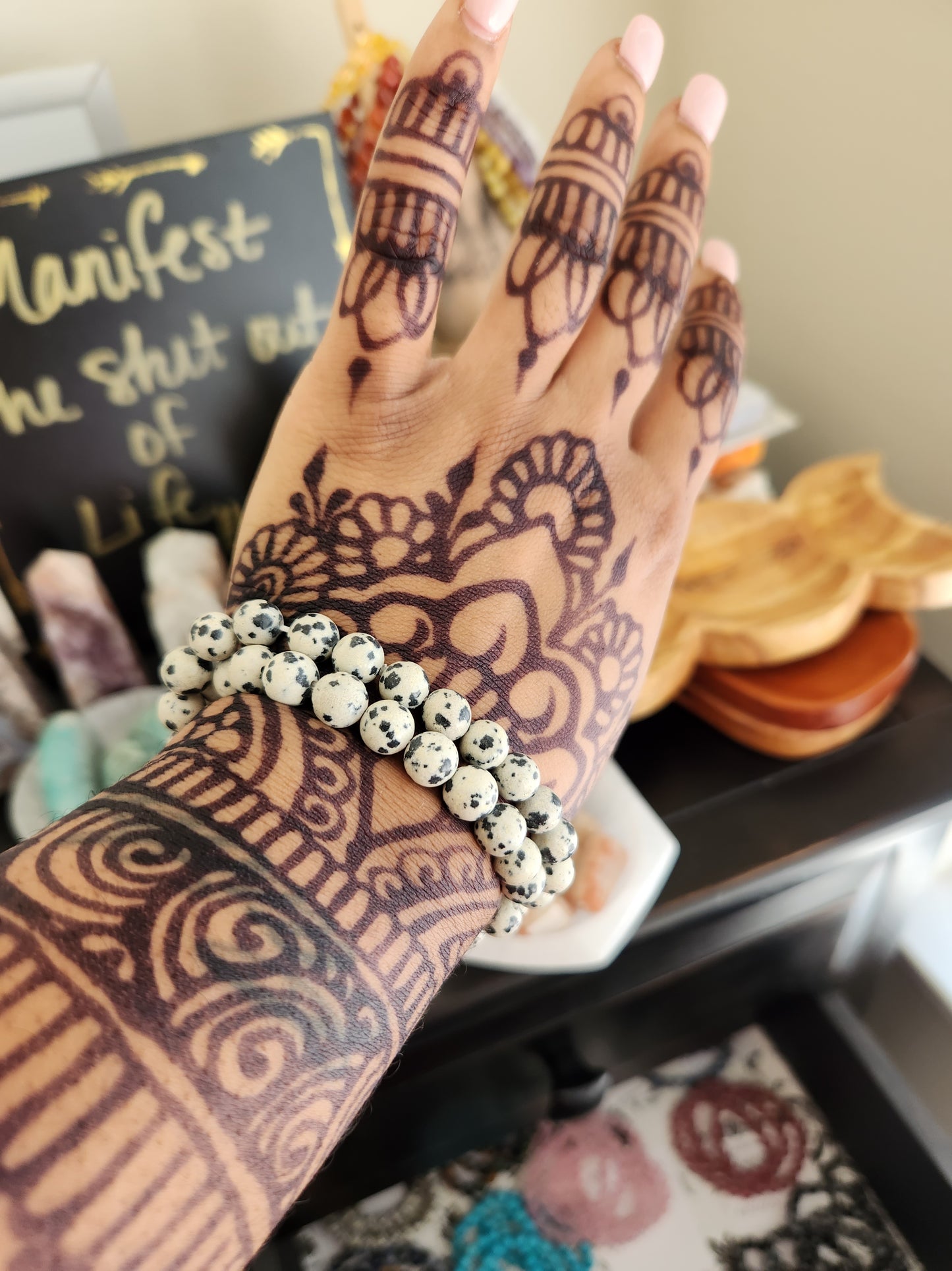Dalmatian Jasper Bracelet