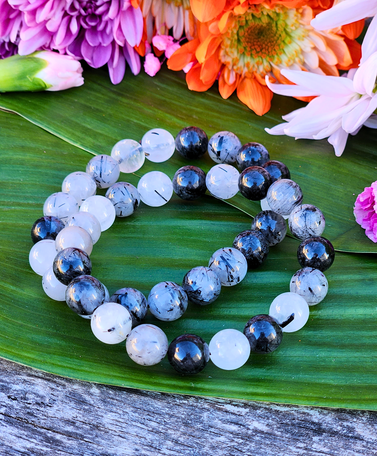 Black Tourmaline Quartz Bracelet
