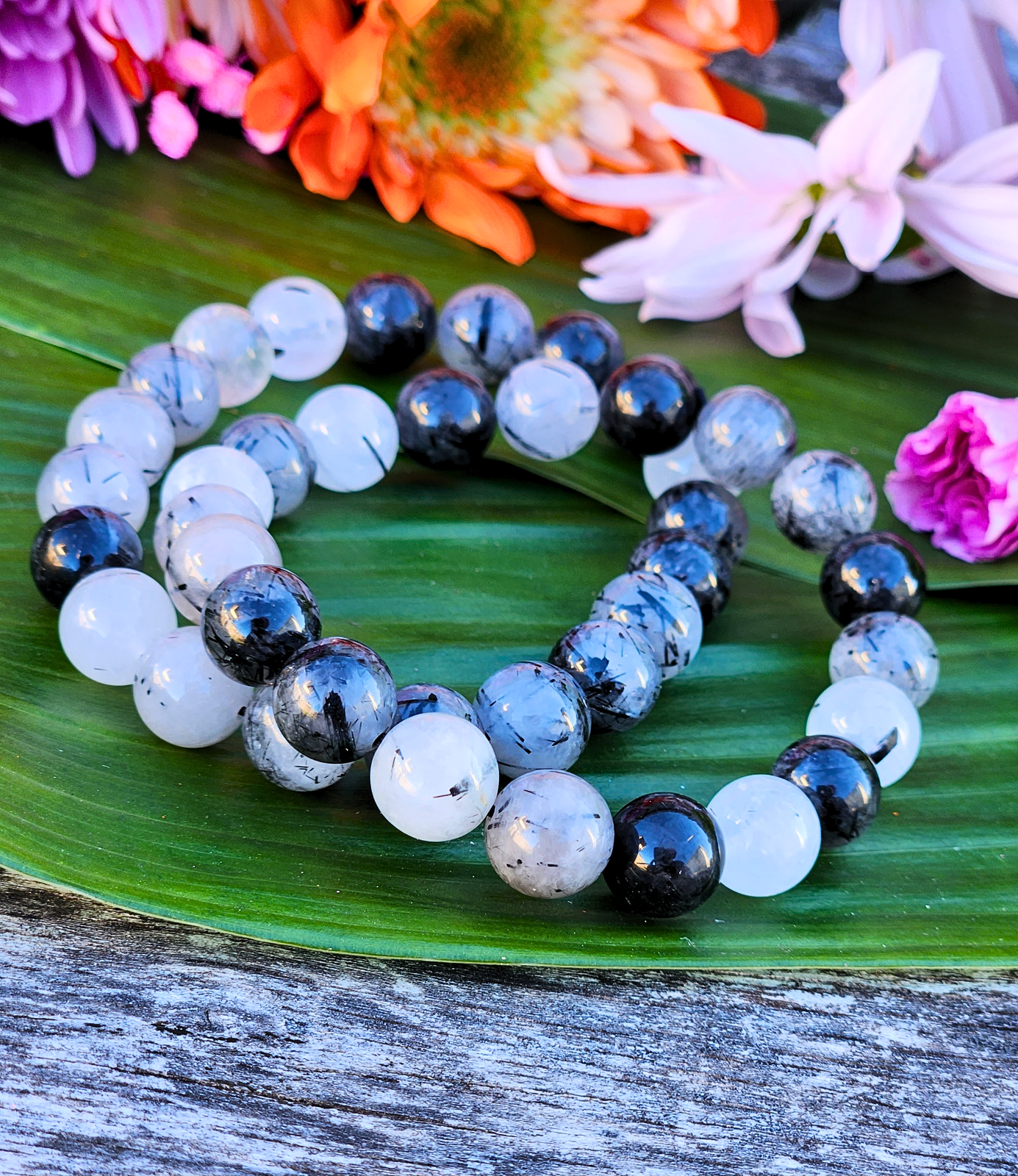 Black Tourmaline Quartz Bracelet