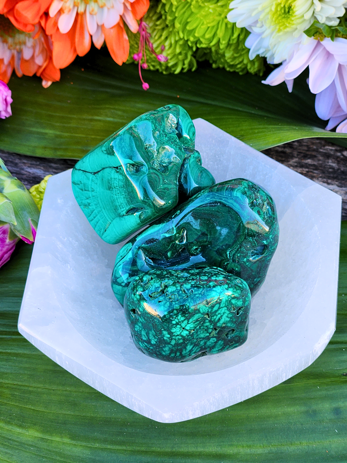 Malachite Tumble Stone