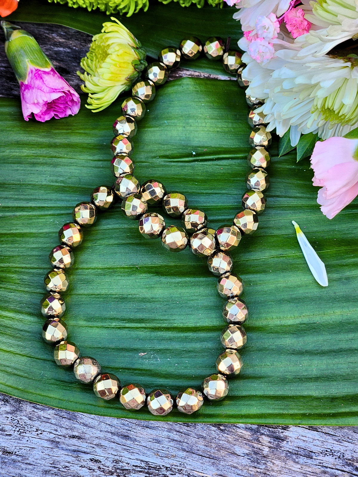 Pyrite Bracelet 7.5MM
