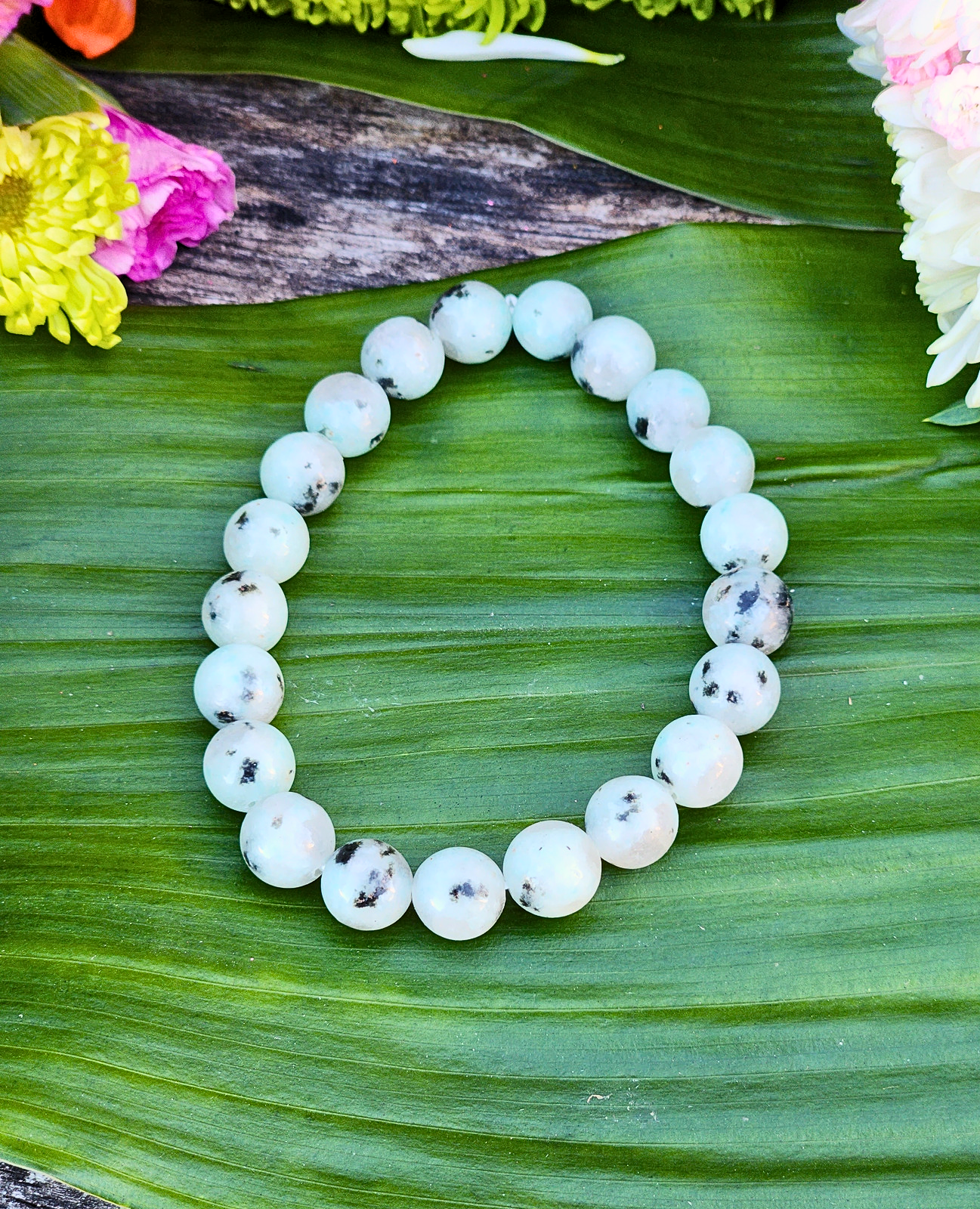 Kiwi Jasper Bracelet 8.5MM