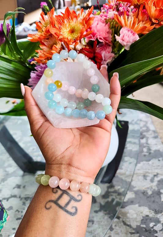 Morganite Bracelet 10MM