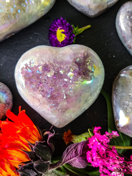 Angel Aura Quartz Heart