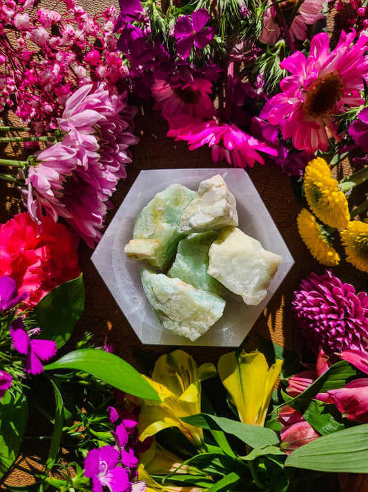 Natural Raw Green Aventurine