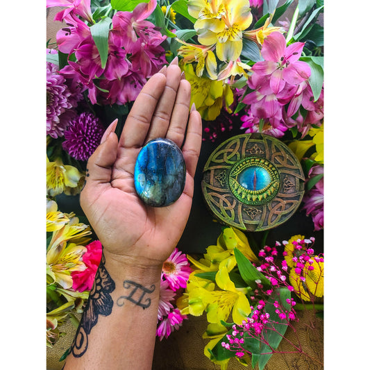 Labradorite Palm Stones