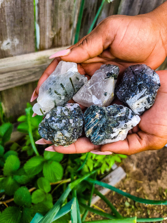 Raw Green Tourmaline
