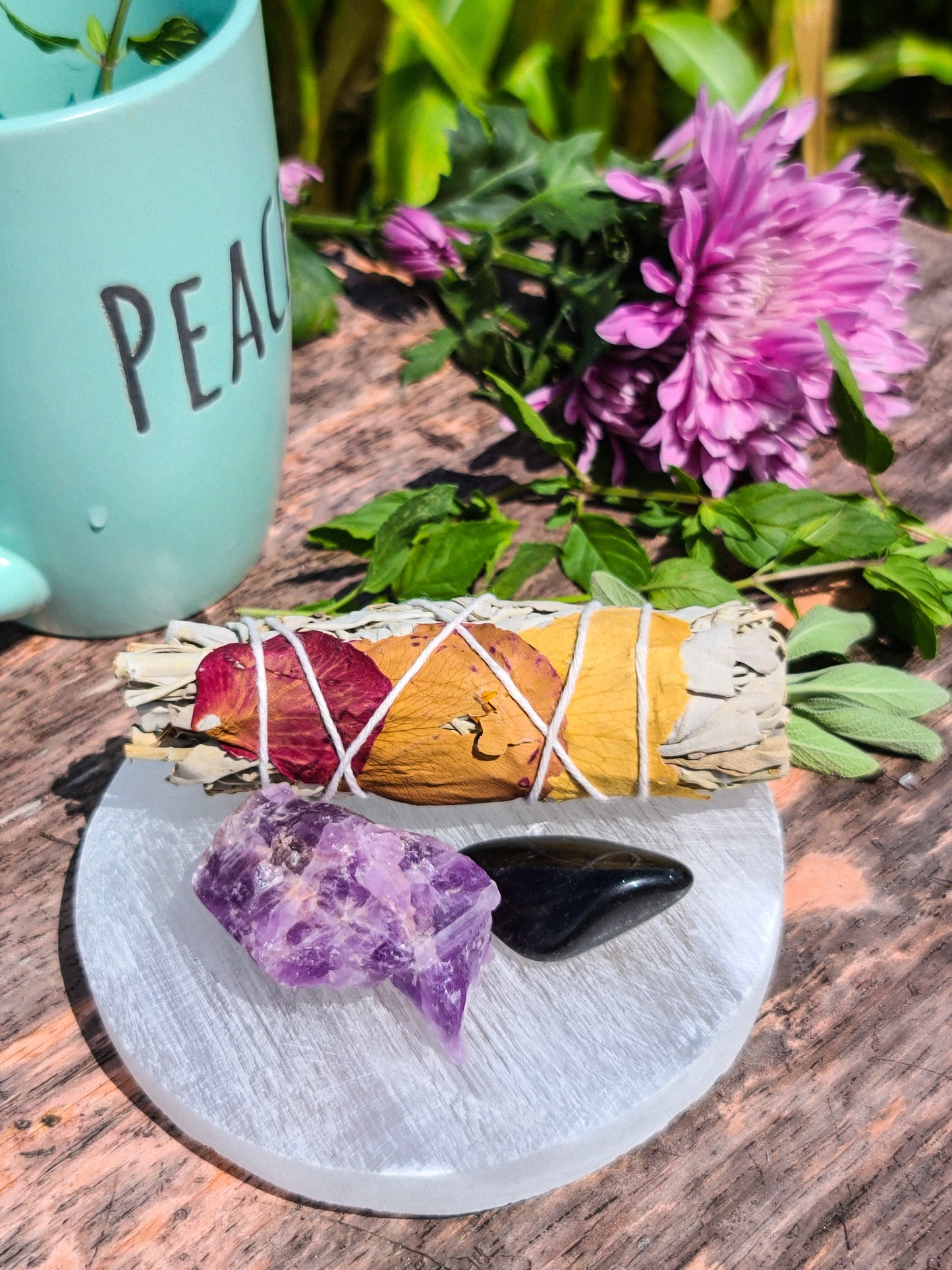 Selenite Charging Plate