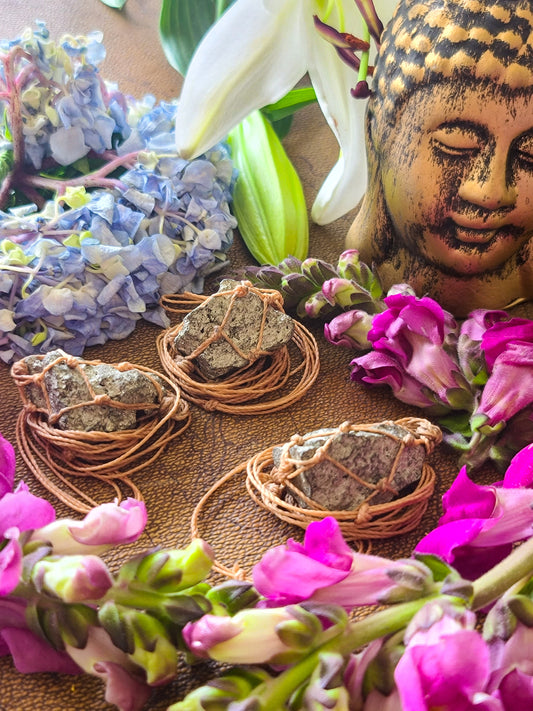 Pyrite Rope Necklace