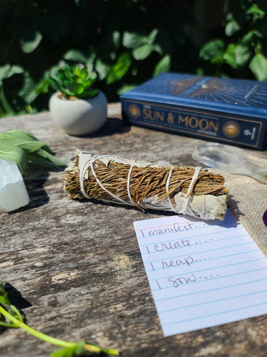 Rosemary White Sage Smudge Stick