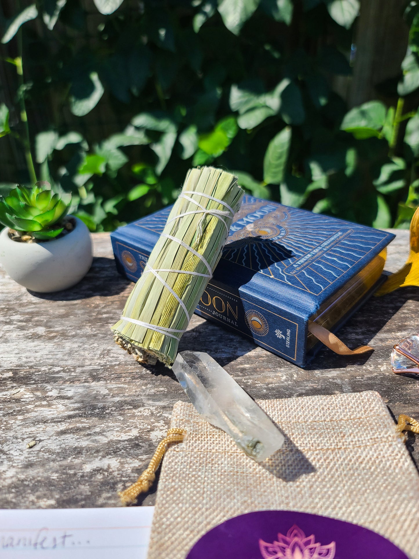 Sweetgrass White Sage Smudge Stick