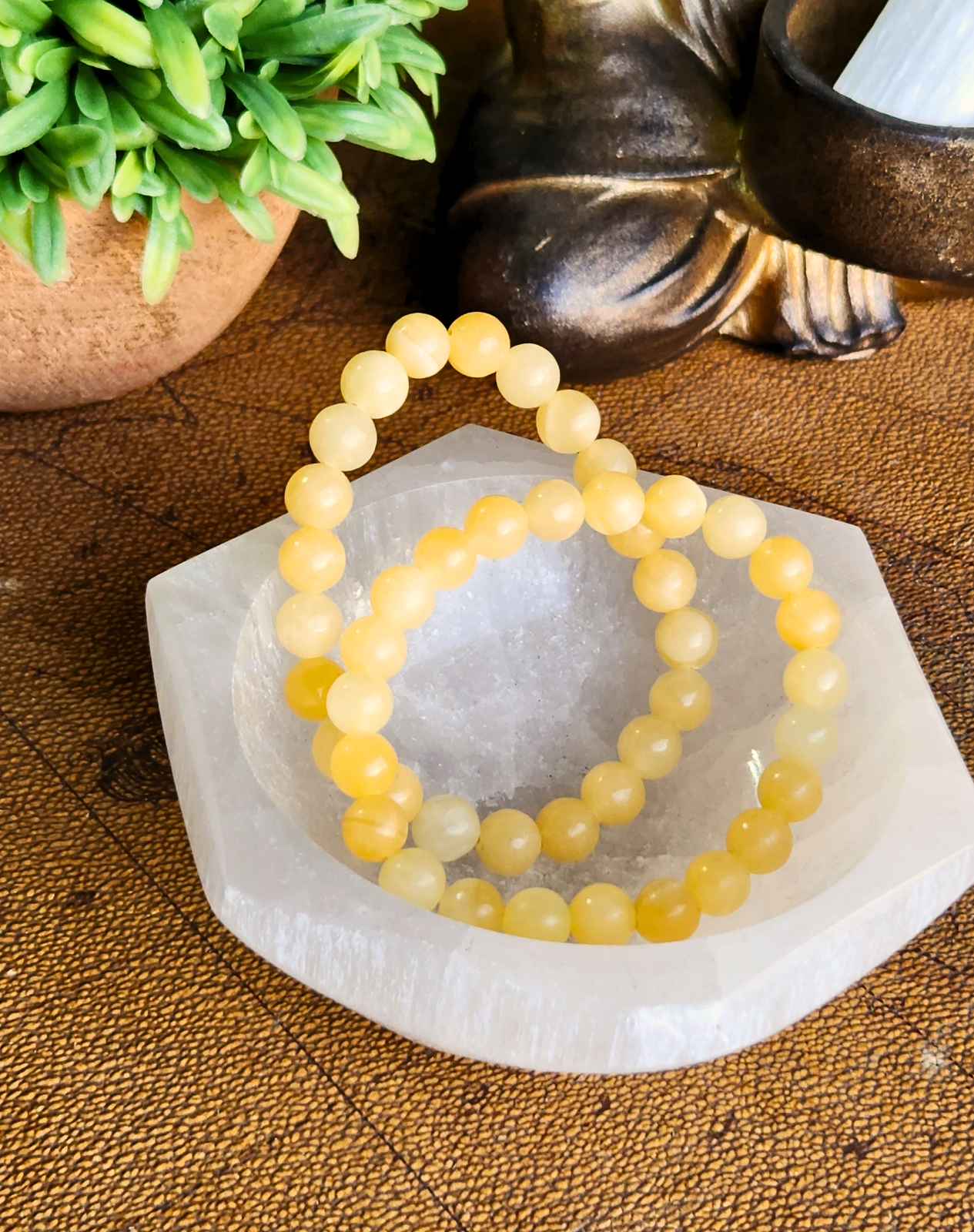 Caribbean Calcite Bracelet 8.5MM