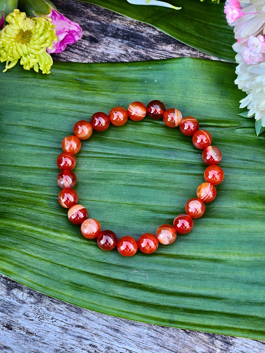 Carnelian Bracelet 8MM