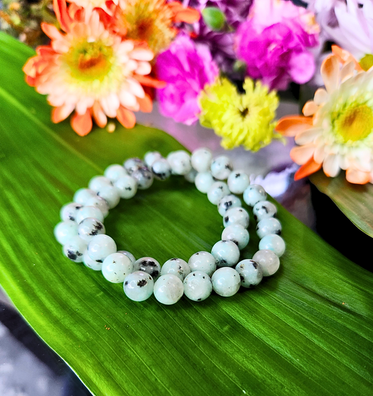 Kiwi Jasper Bracelet 8.5MM