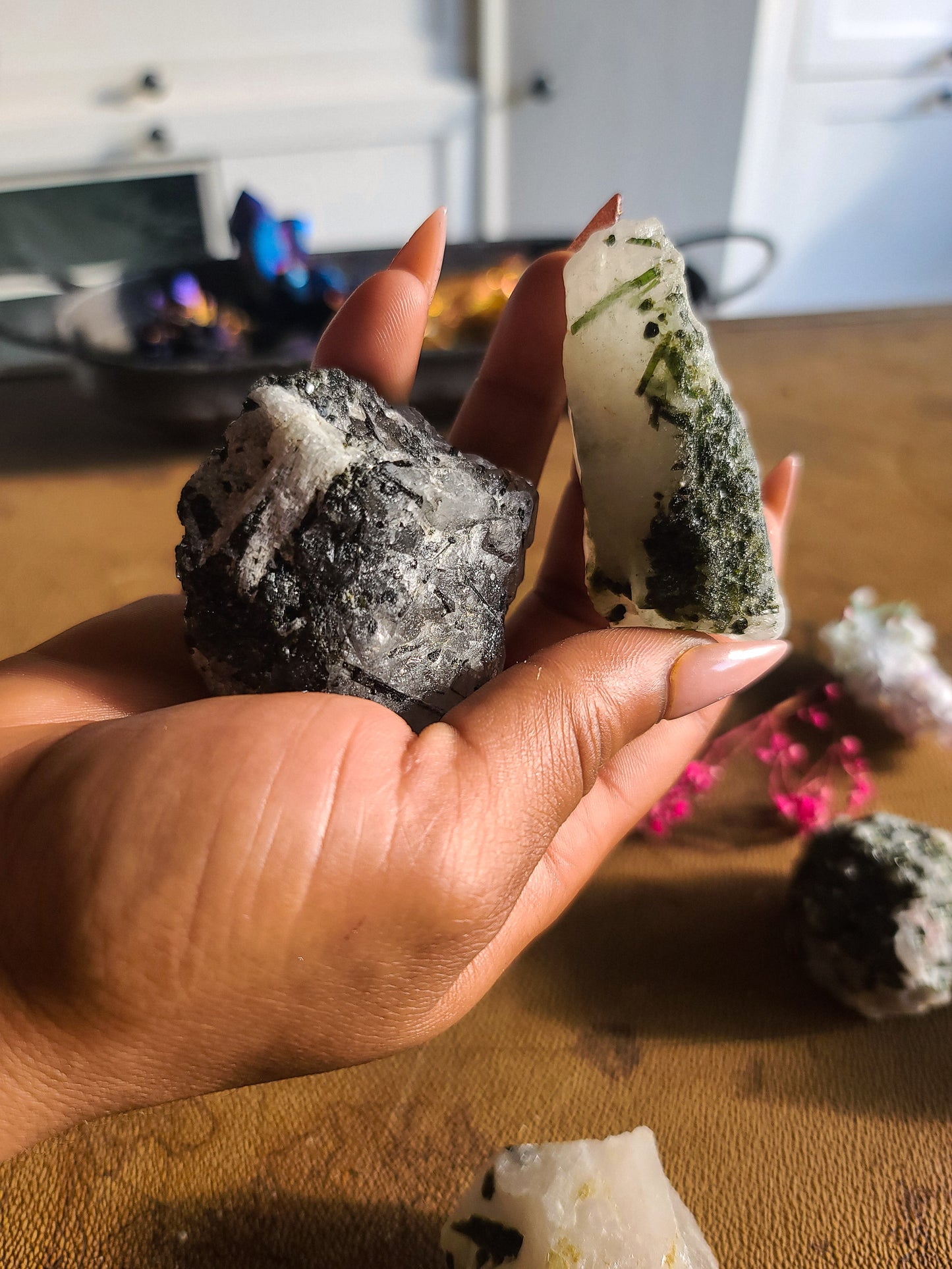 Raw Green Tourmaline