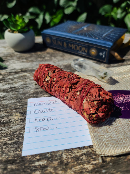 Dragon Blood White Sage Smudge Stick